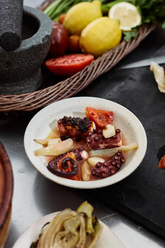 Poached Octopus with XO
